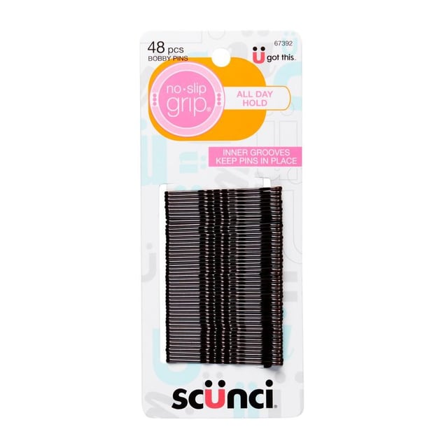 Scunci No-Slip Grip Bobby Pins