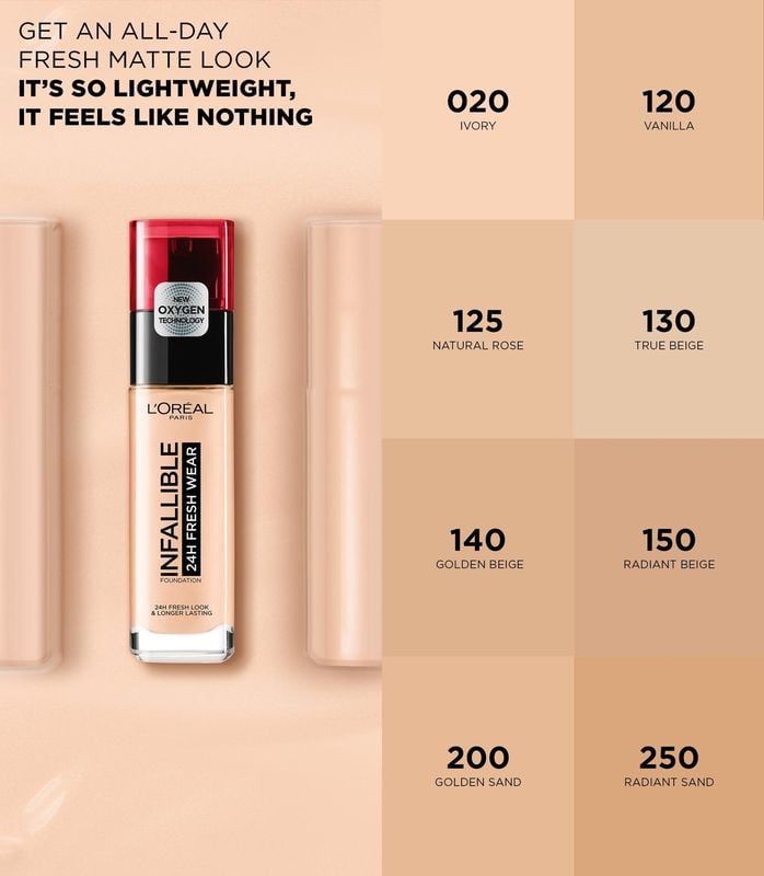 L'Oréal Infallible 24HR Fresh Wear Foundation