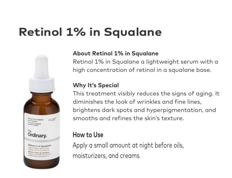 The Ordinary Retinol 1% in Squalane